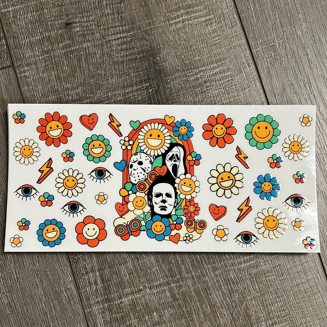 Halloween Flowers Trio