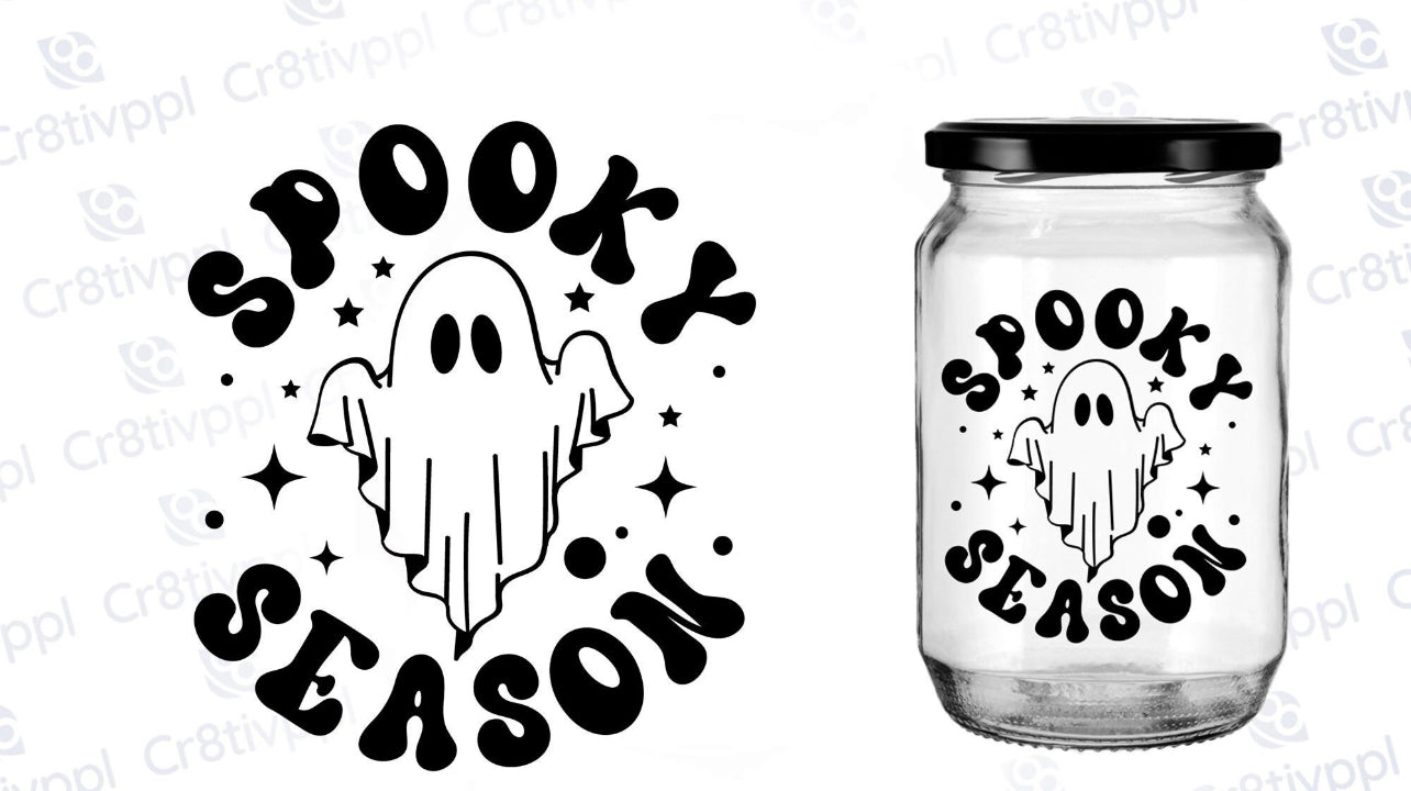 Spooky season decal