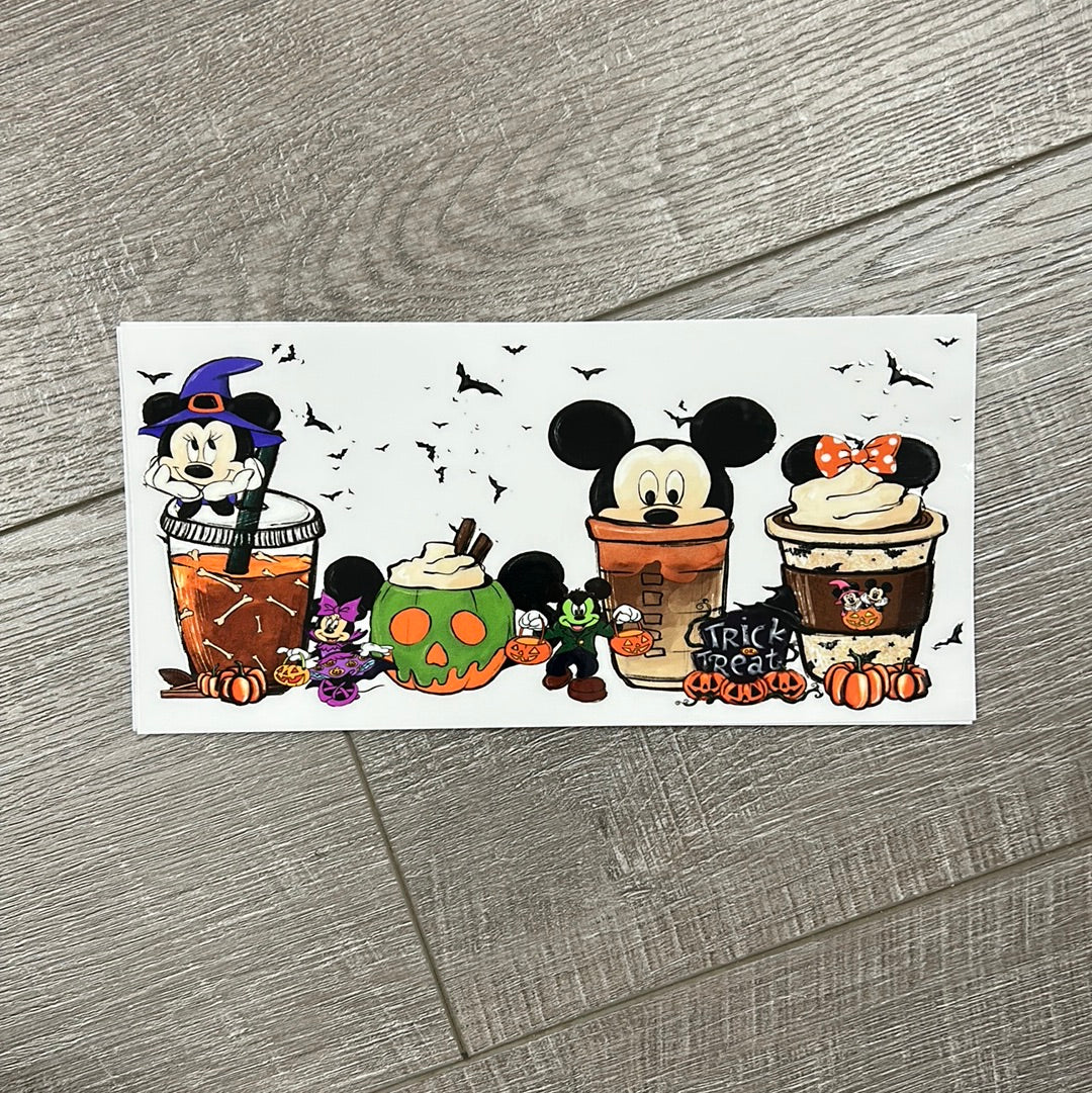 Minnie and Mickey Halloween coffee