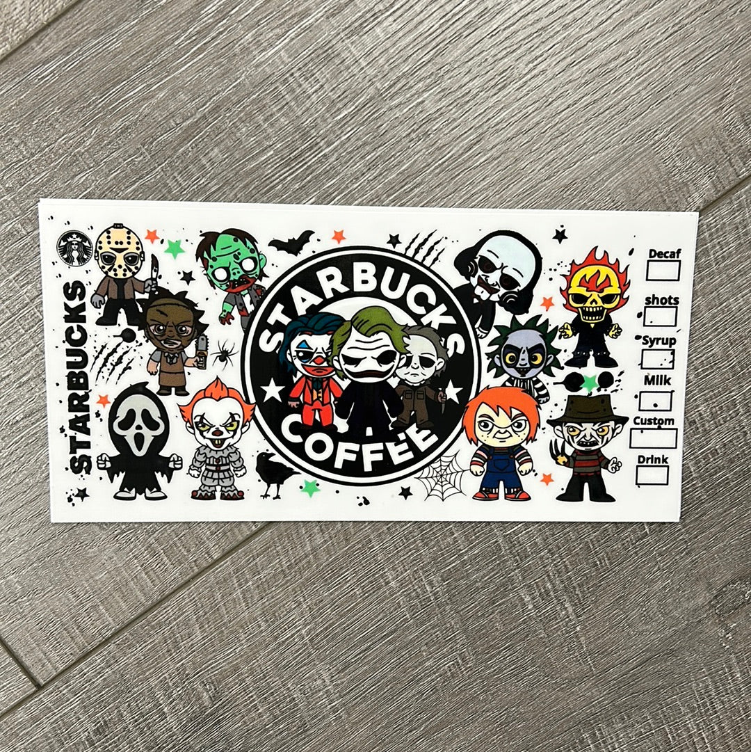 Starbucks Horror movie Characters