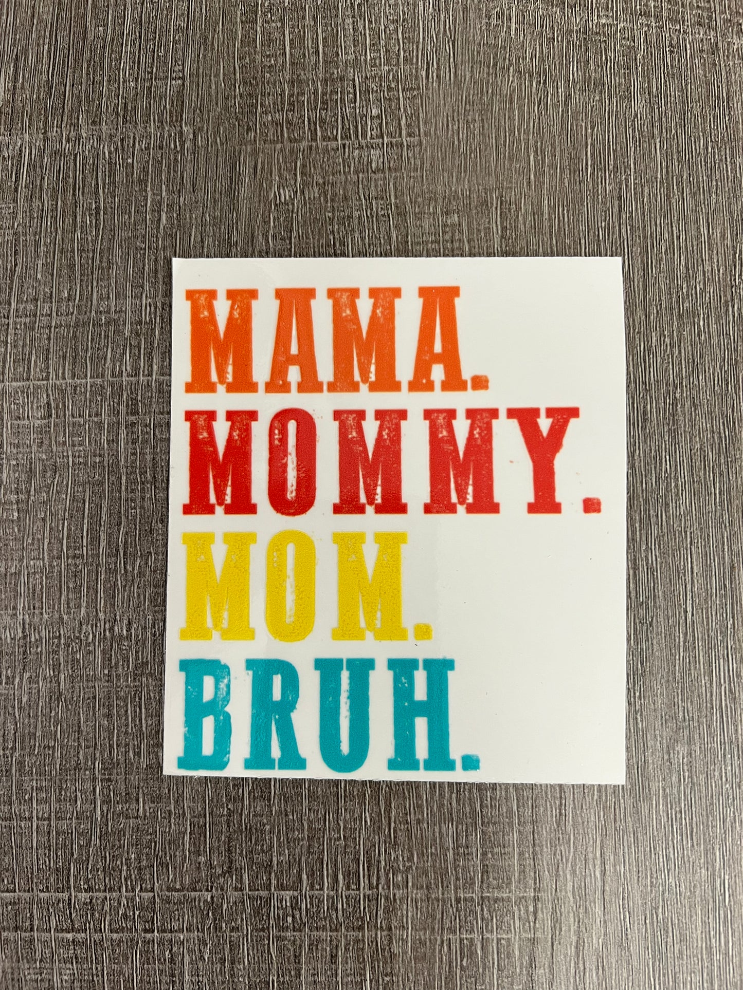 Colorful Mama Decal