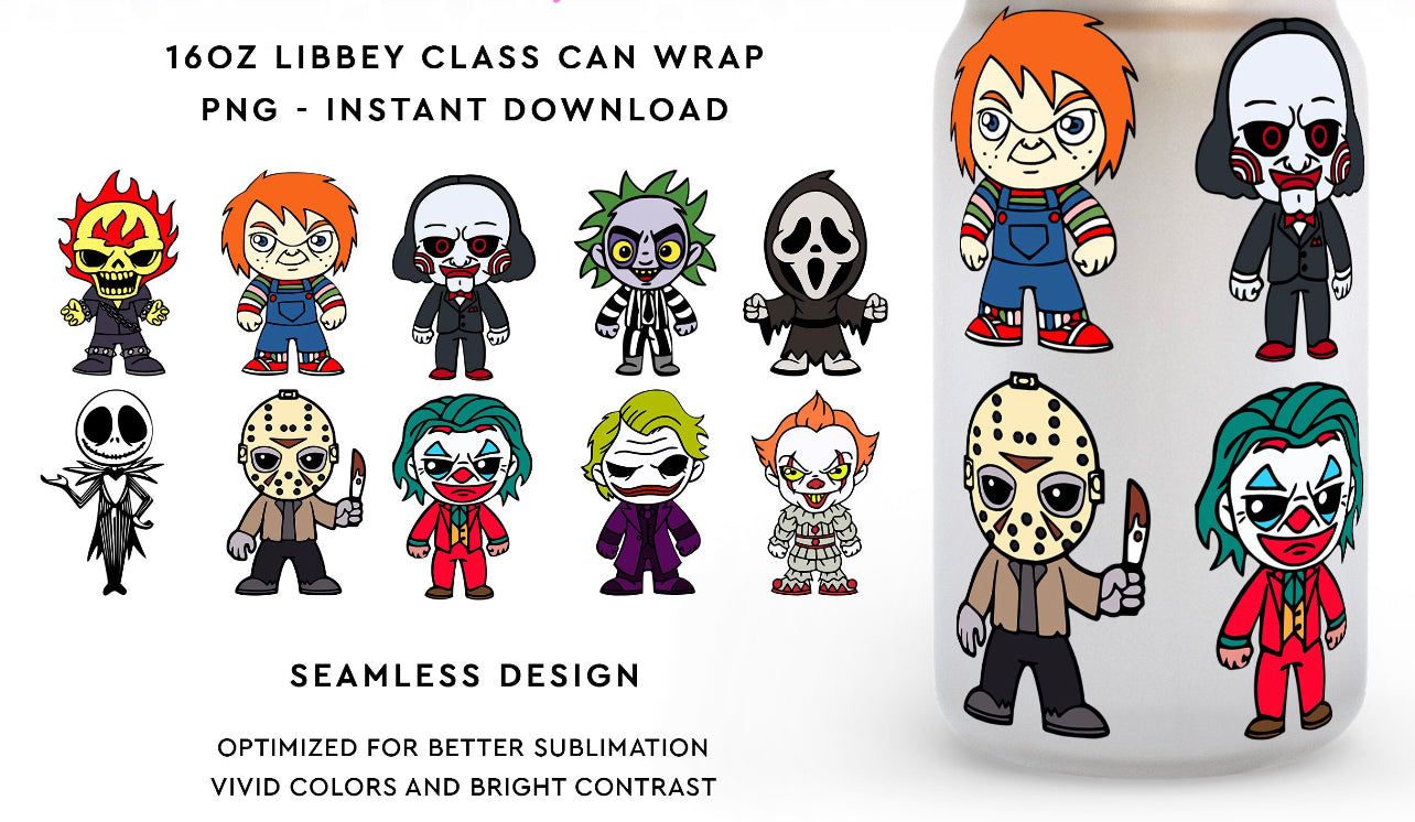 Horror Bad Guy collage