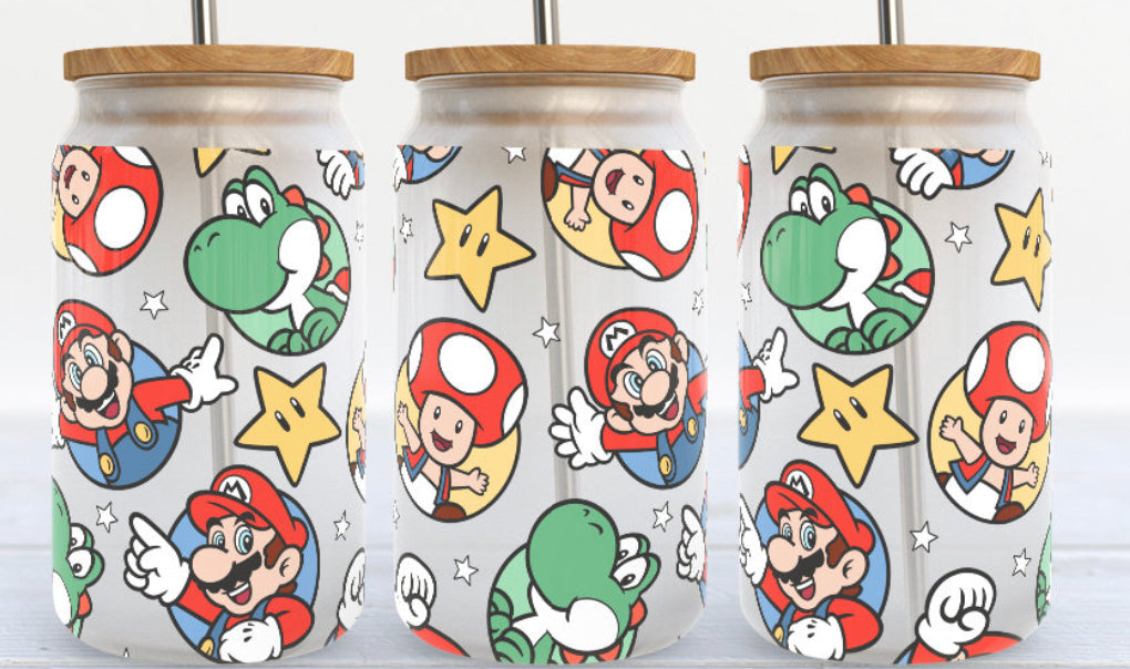 Mario star collage