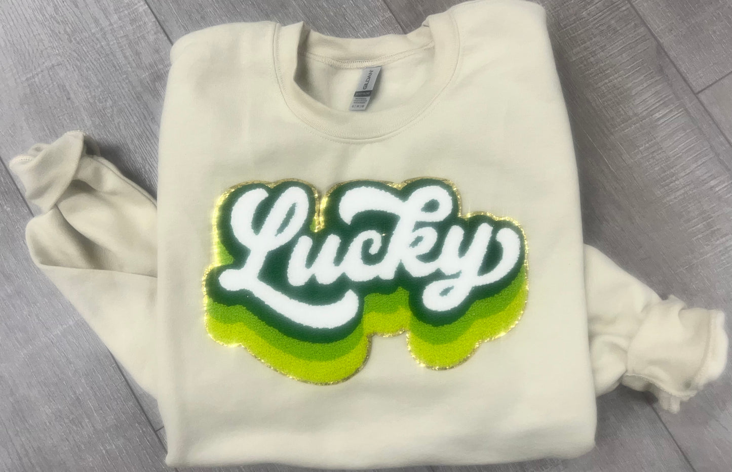 Multi green Lucky Patch