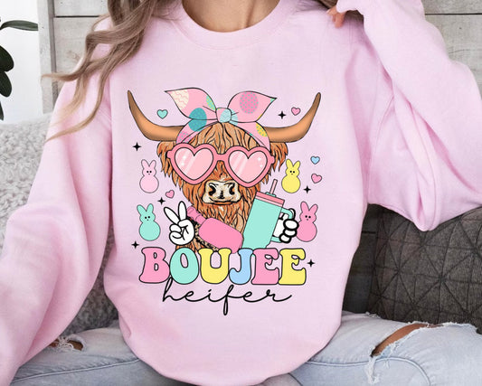 Easter Boujee cow