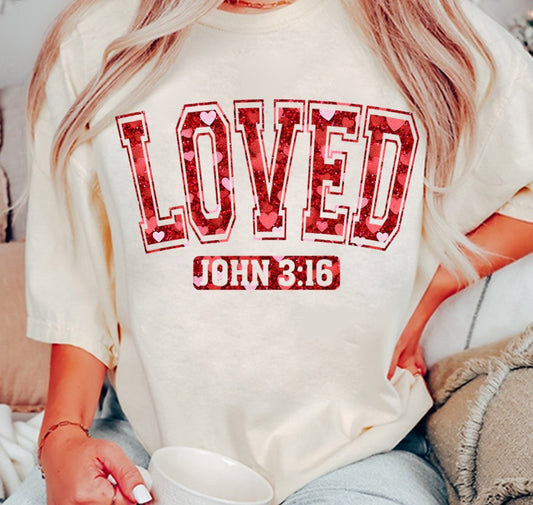 Loved : John 3:16 Valentine