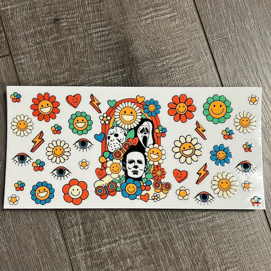 Halloween Flowers Trio