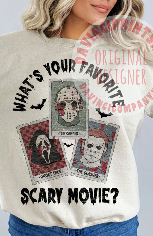 Halloween Favorite Movie Tarot Cards