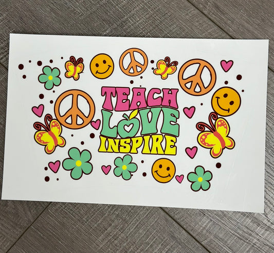 TEACH LOVE INSPIRE SB cup wrap