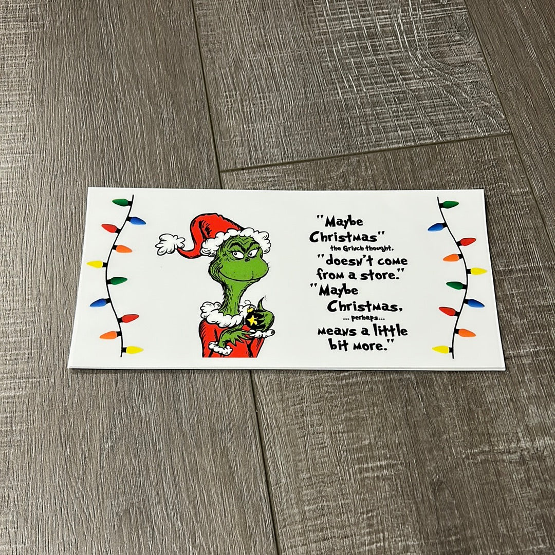 Grinch writing