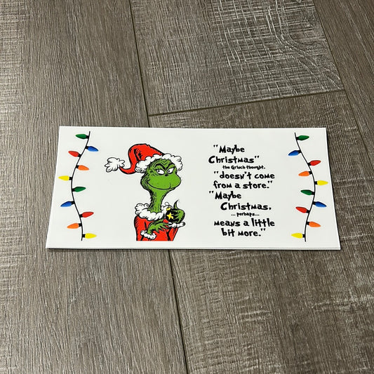 Grinch writing